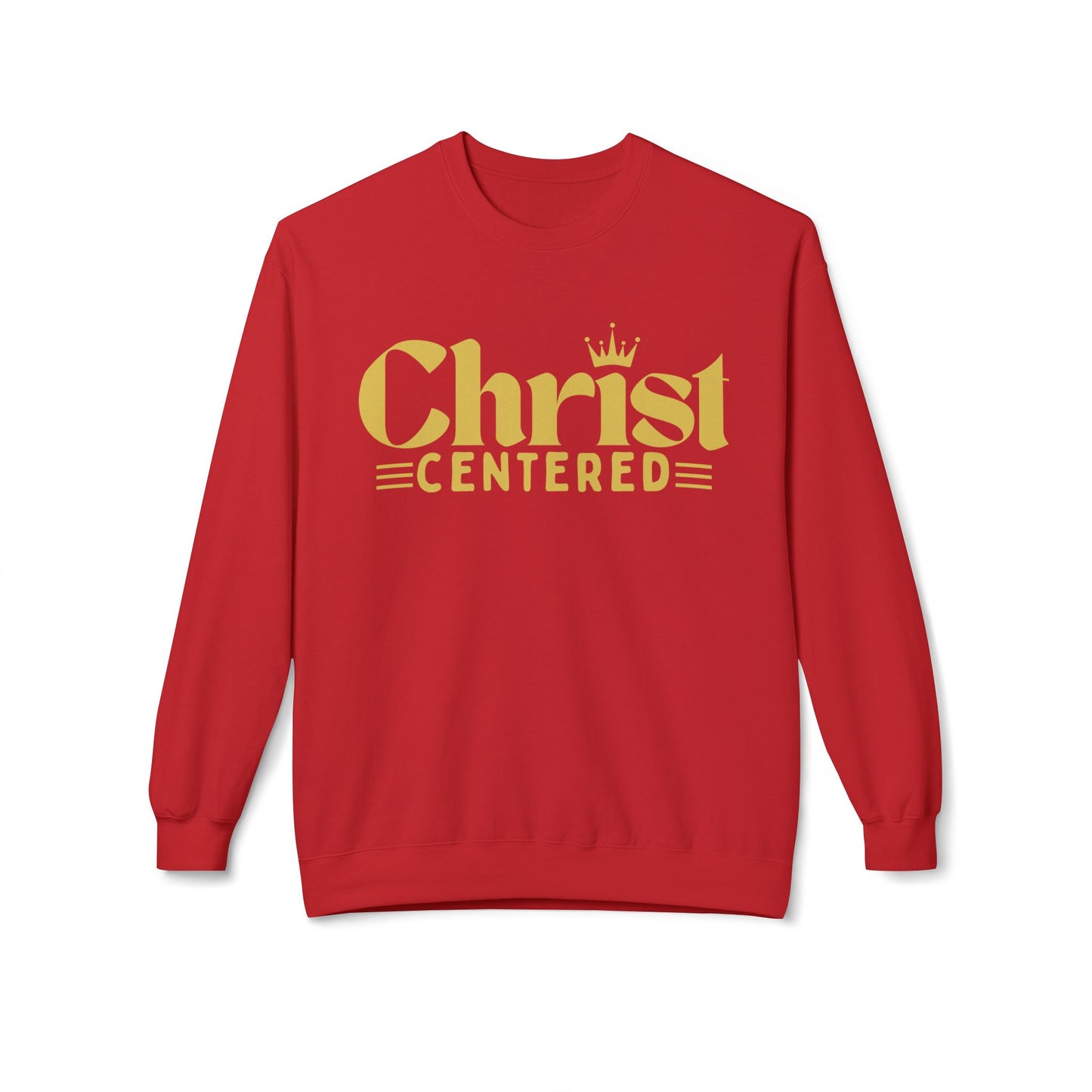 Christ Centered Unisex Midweight Softstyle Fleece Crewneck Sweatshirt