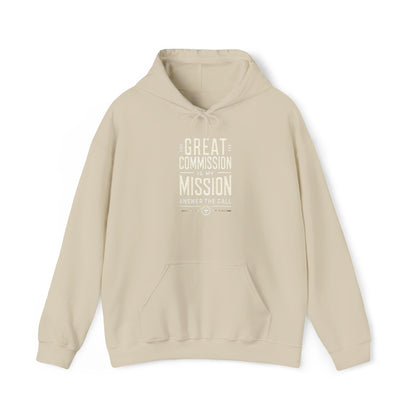 Christian Unisex Hoodie The Great Commission Bold Design Jesus Faith Religious Inspirational Sweatshirt